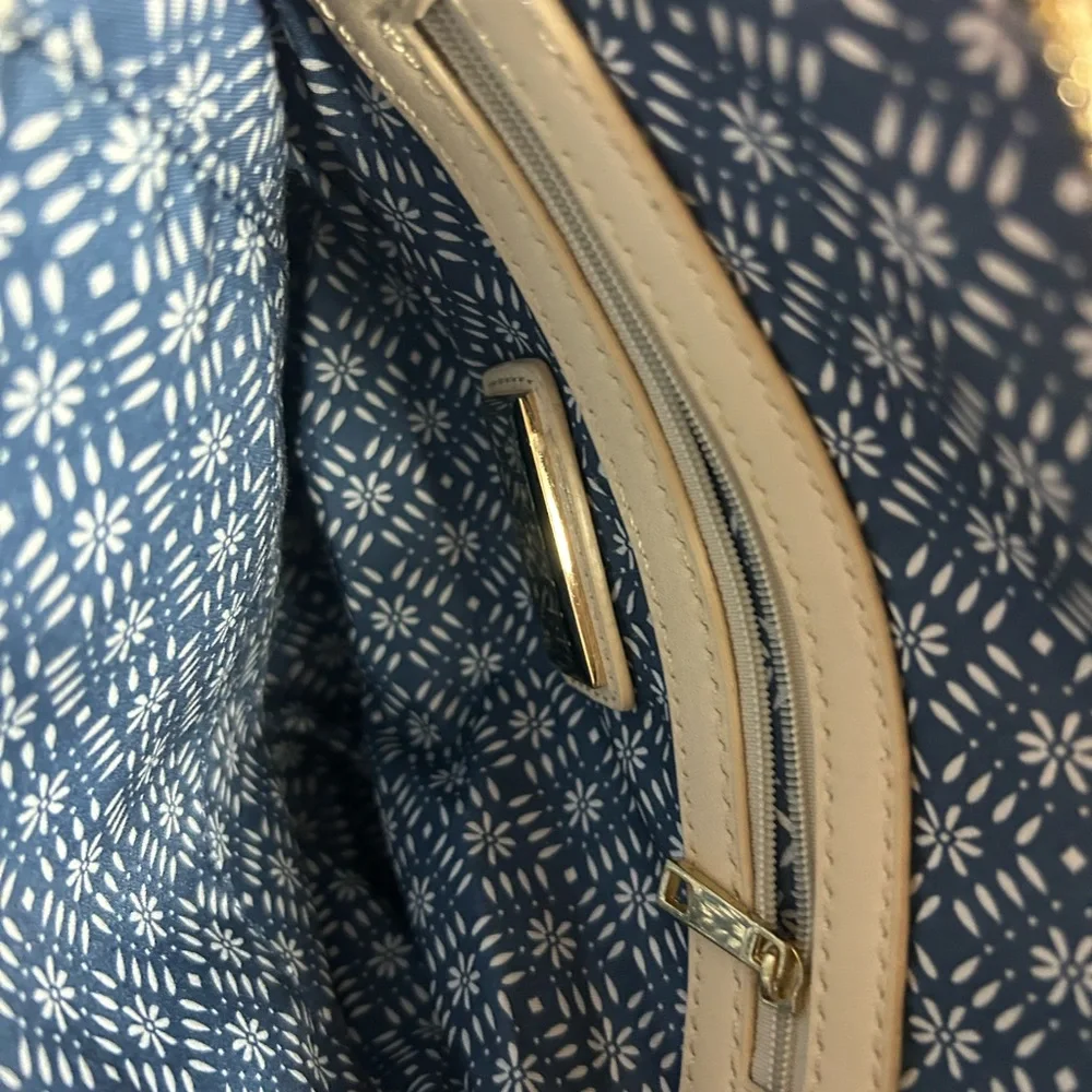 Floral Embellished Cream Boho Mini Backpack - Picture 4 of 16